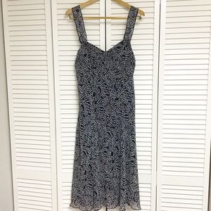Connected Woman navy floral dress